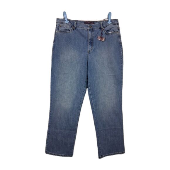 Gloria Vanderbilt Amanda Jeans Women 18 Short Flawless Flex Petite Swan Series - Picture 1 of 11